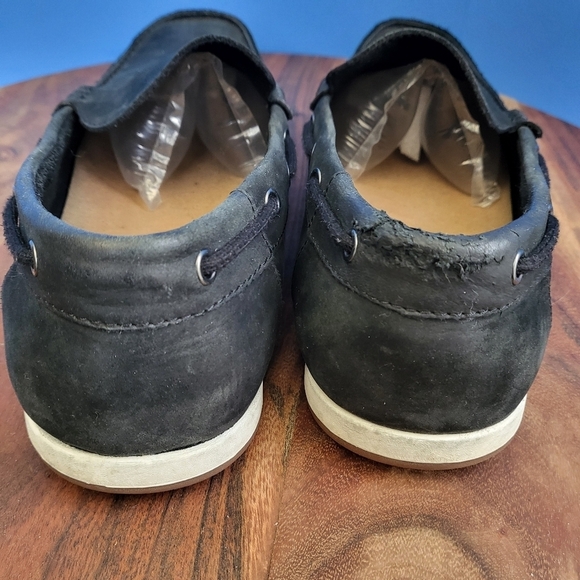 CLARKS Nubuck Suede Morven Sun Black Men's US10.5 EU44 - Picture 8 of 12